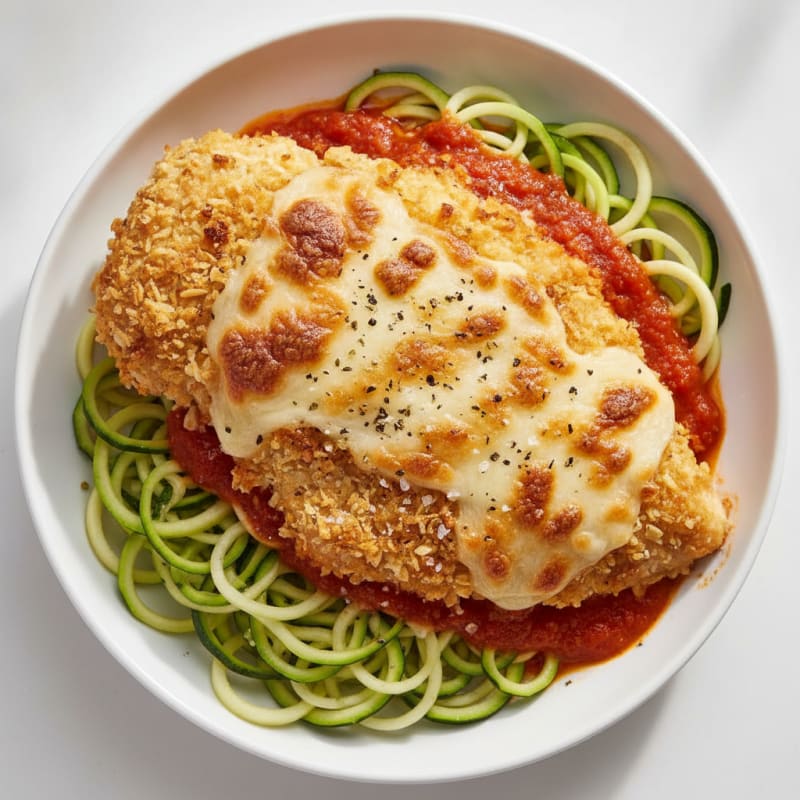 Crispy Chicken Parmesan with Marinara Sauce