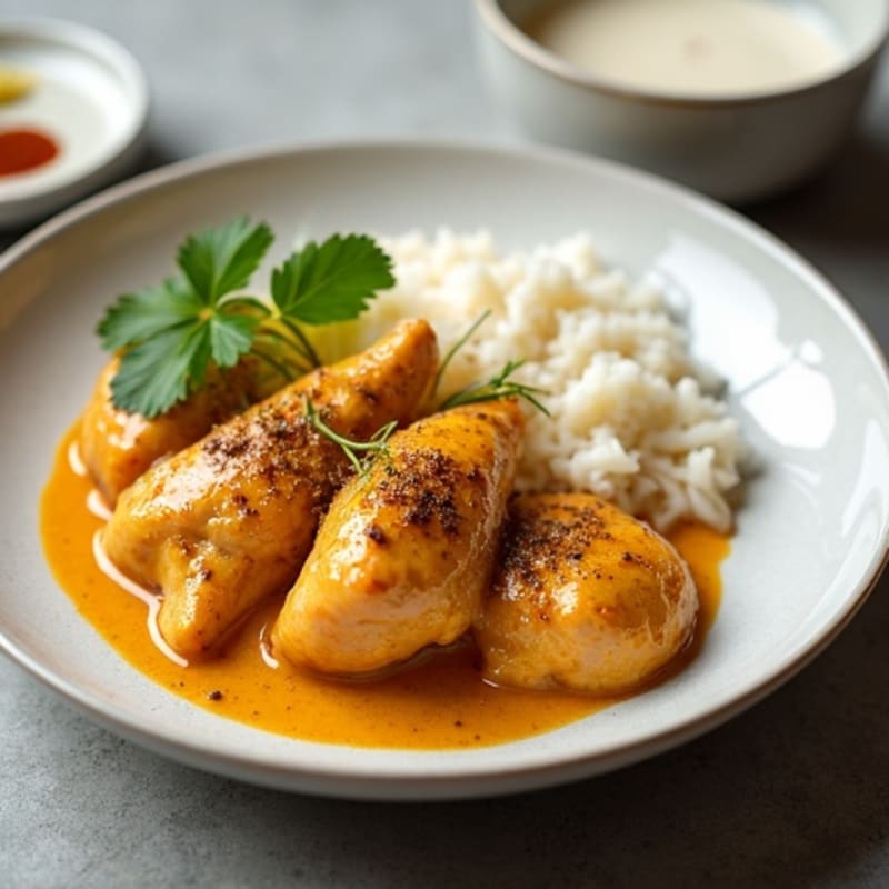 Creamy Coconut-Spiced Butter Chicken