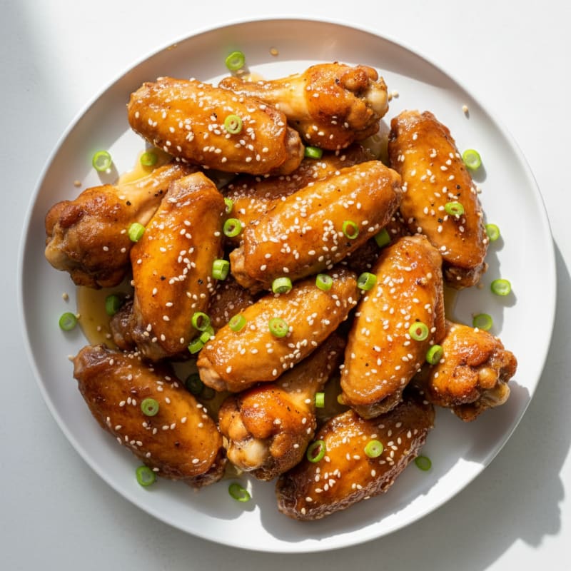 Crispy Honey-Glazed Chicken Wings