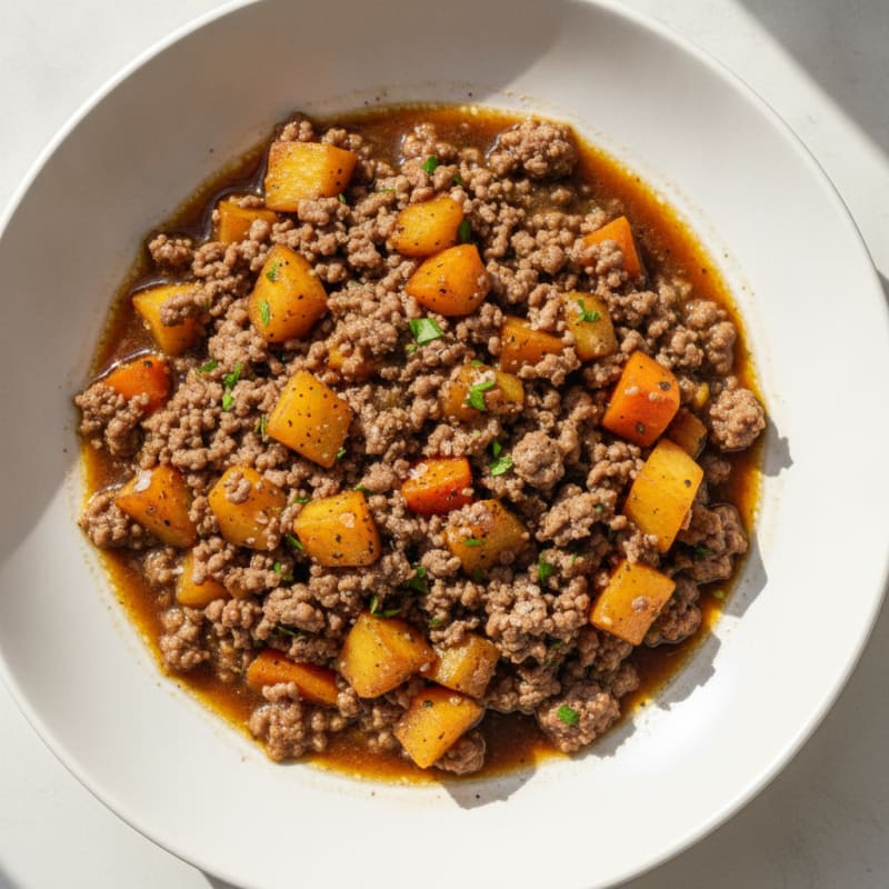 Savory Beef Mince with Root Vegetables