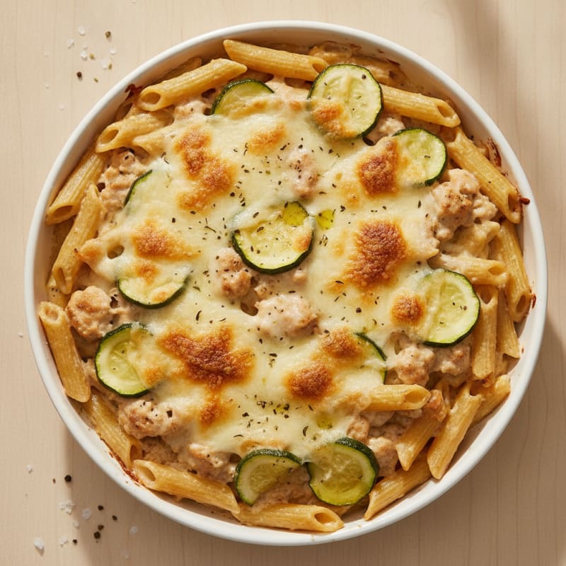 Chicken Zucchini Pasta Bake