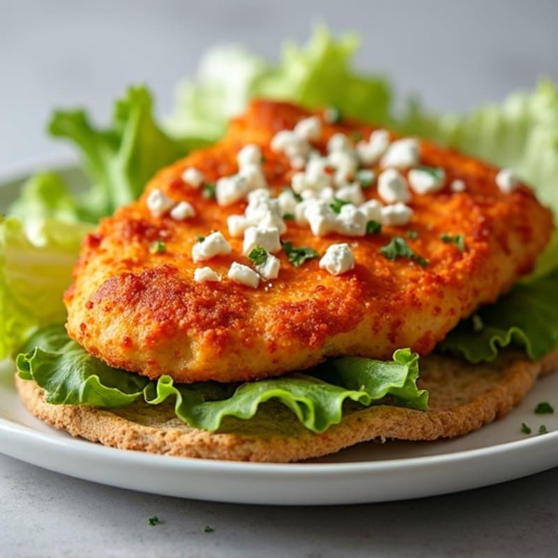 Crispy Buffalo Chicken Flatbread