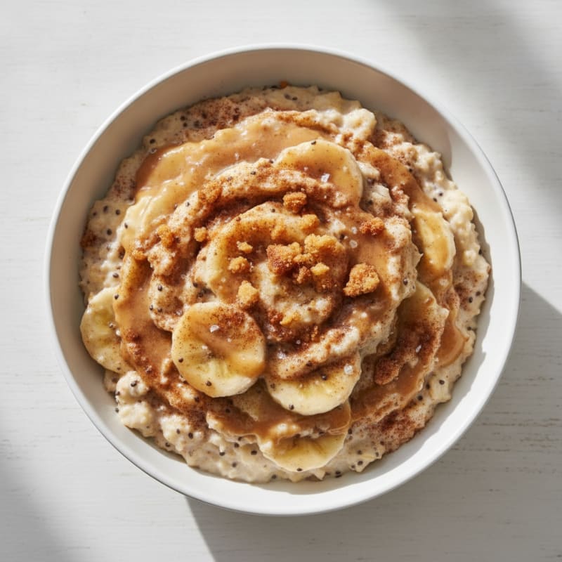 Banana Bread Overnight Protein Oats