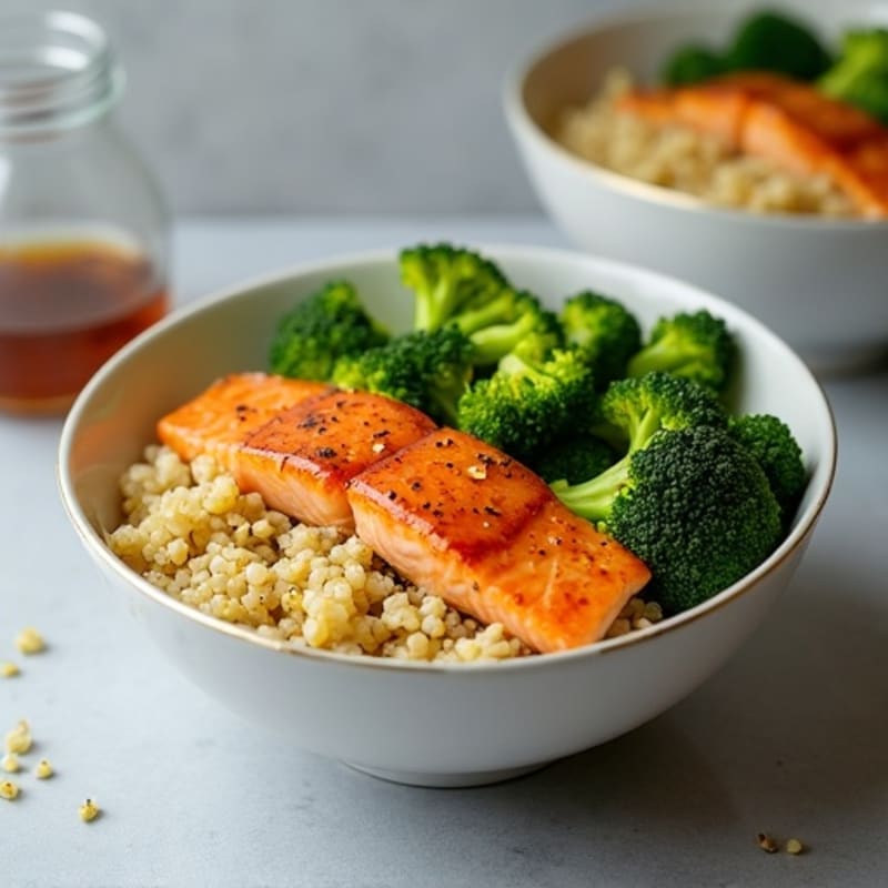 Honey-Garlic Glazed Salmon Power Bowl