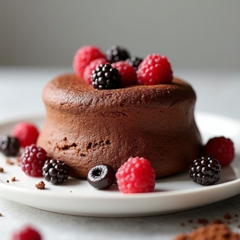 Dark Chocolate Protein Soufflé