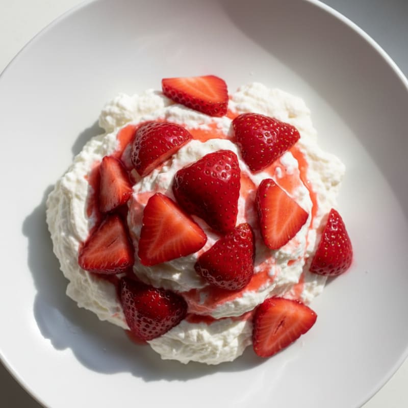 Silky Greek Yogurt Protein Mousse with Fresh Berries