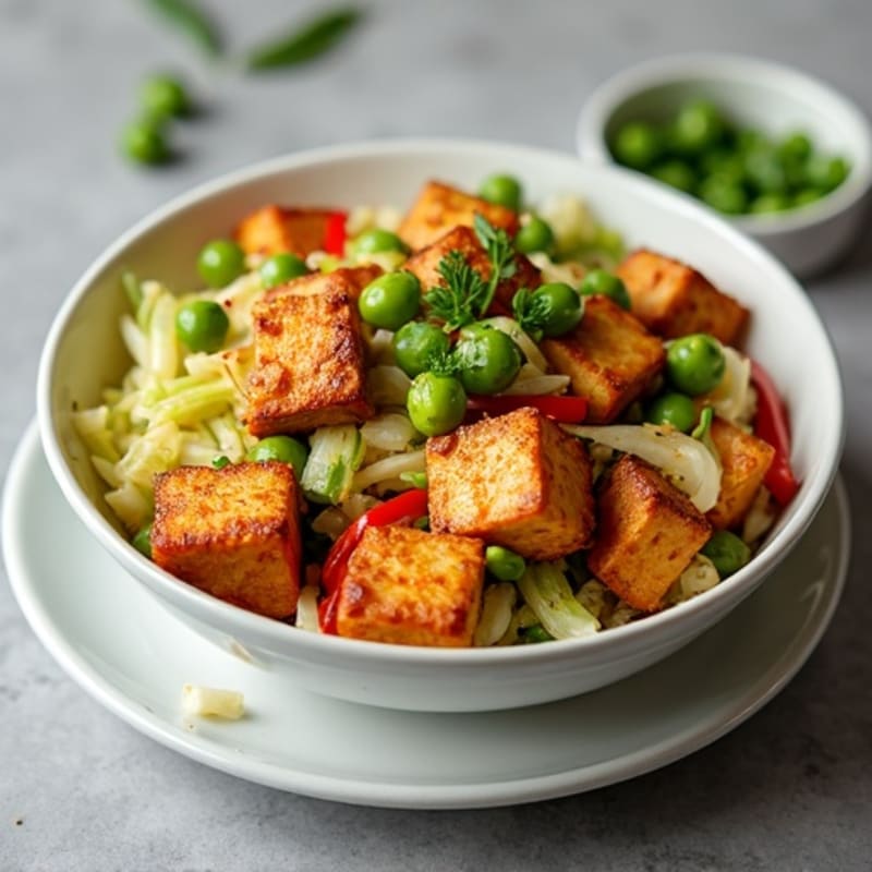 Crispy Garlic Ginger Cabbage Stir-Fry