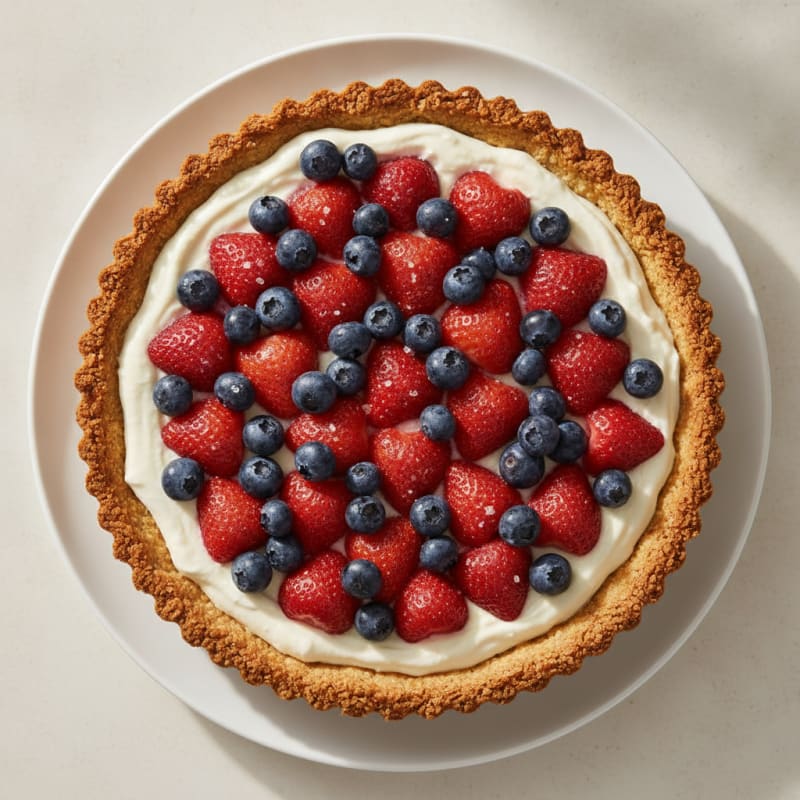 Mixed Berry Almond Cream Tart