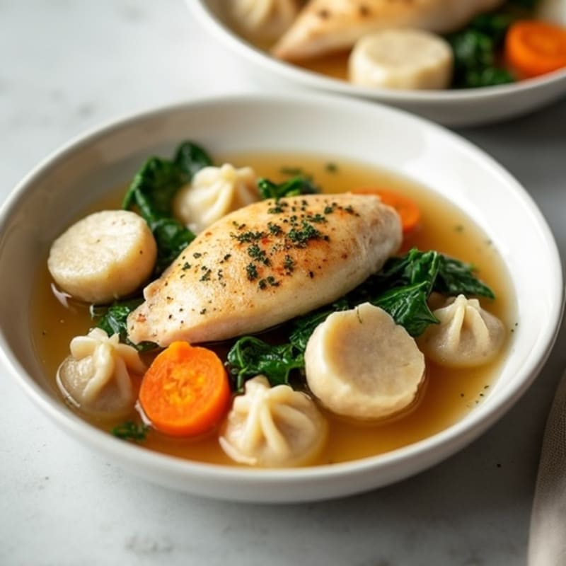 Healthy Chicken and Tender Dumplings