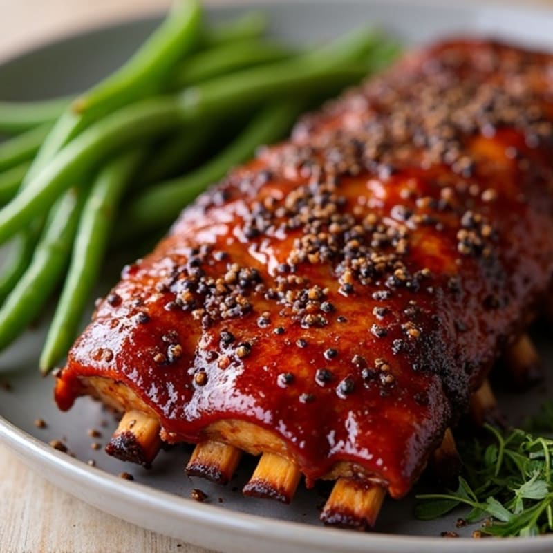 Sweet-Smoky Oven-Baked Baby Back Ribs