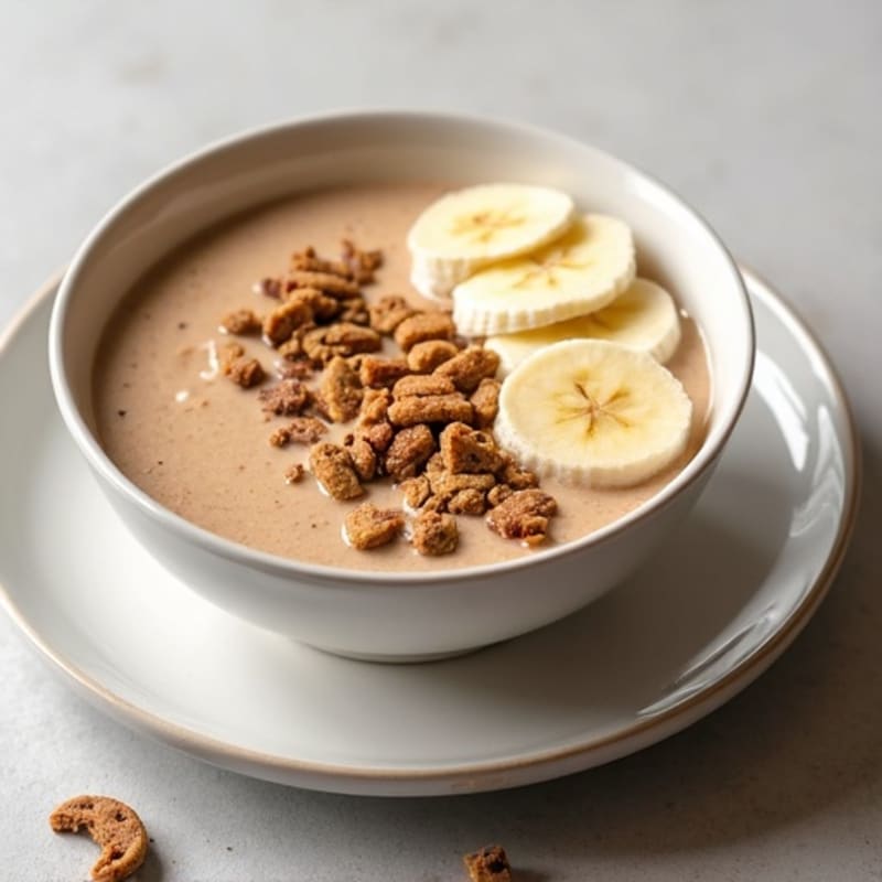 Creamy Vanilla Protein Cookie Dough Smoothie Bowl
