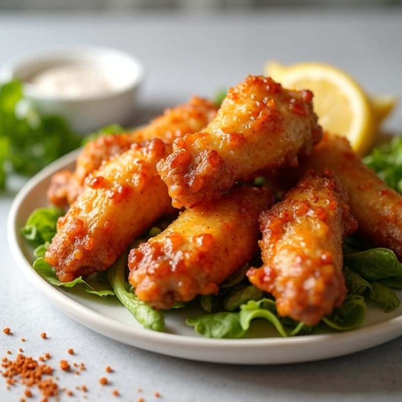 Crispy Baked Honey-Garlic Chicken Wings