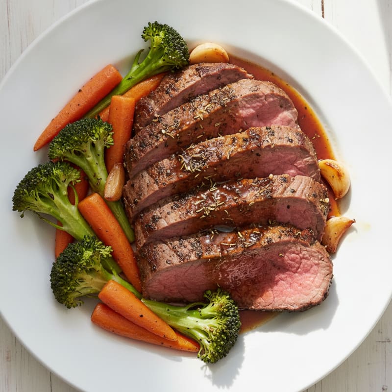 Garlic Herb Roasted Beef