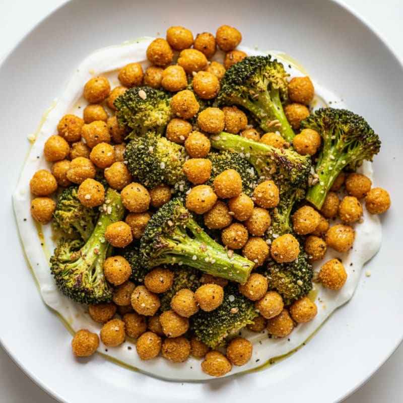 Roasted Vegetable and Chickpea Bowl