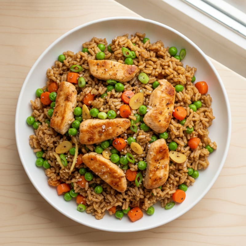 Chicken Fried Rice with Vegetables