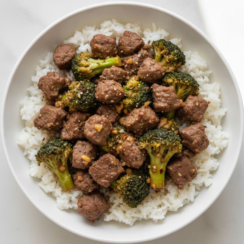 Beef and Broccoli Rice Bowl