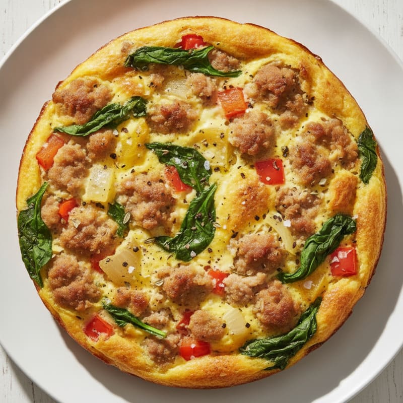 Savory Egg and Turkey Sausage Bake