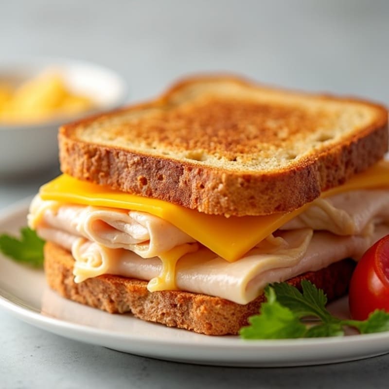 Crispy Gluten-Free Turkey and Cheddar Melt