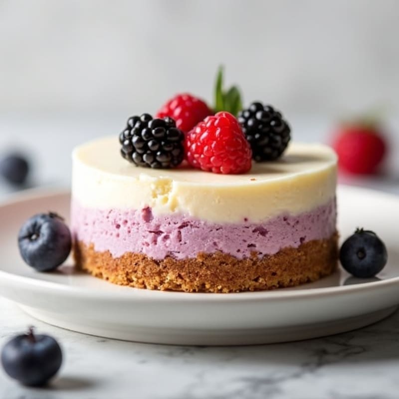 Creamy Greek Yogurt Protein Cheesecake