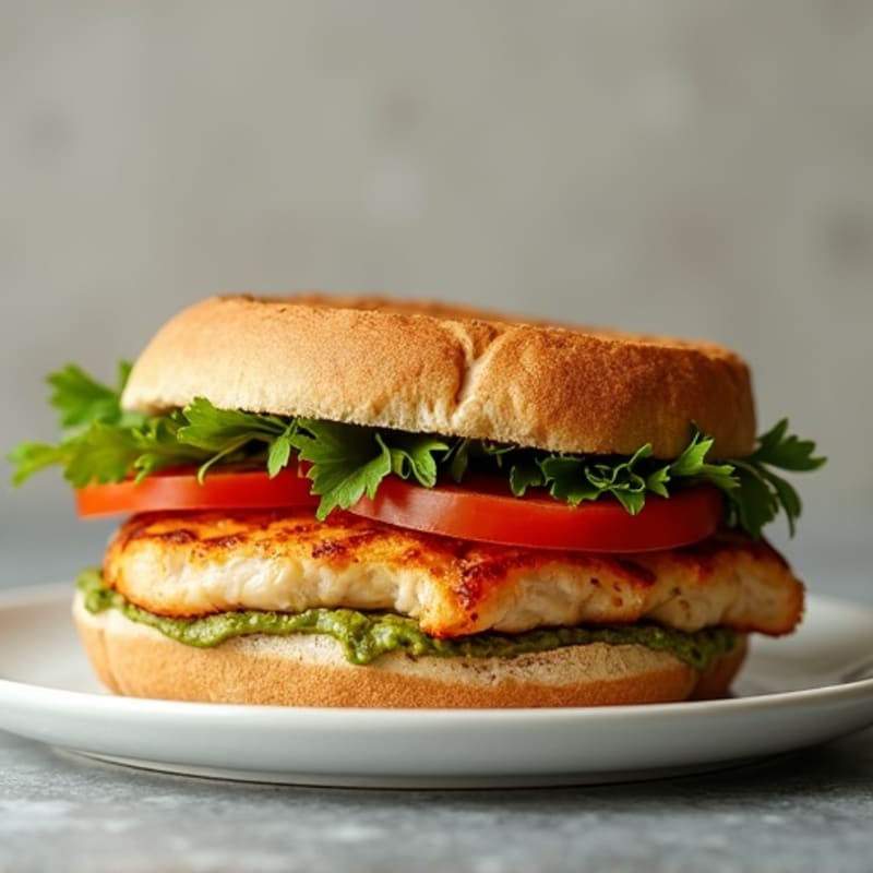 Grilled Pesto Chicken Sandwich