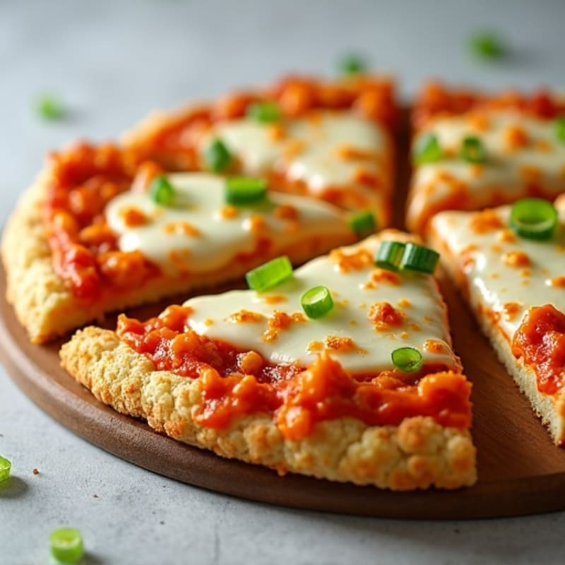 Crispy Buffalo Chicken Pizza