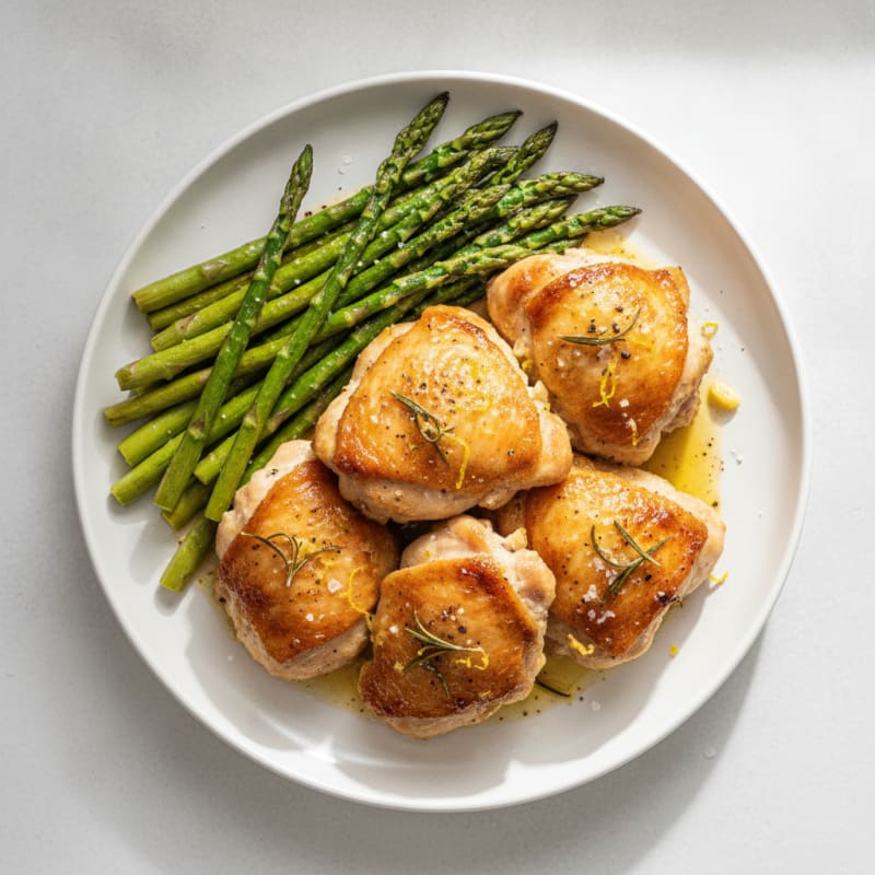 Lemon-Herb Roasted Chicken Thighs