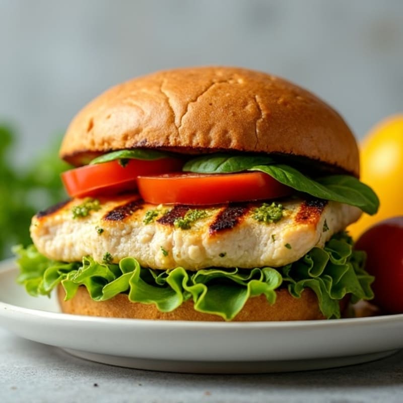 Grilled Pesto Chicken Sandwich
