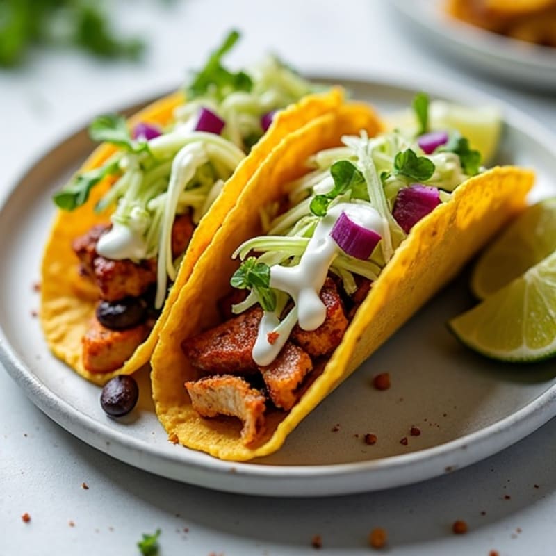 Smoky Jackfruit Tacos with Zesty Cabbage Slaw
