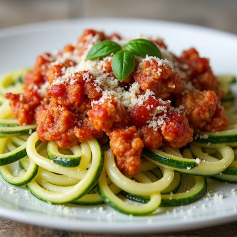 Protein-Packed Turkey and Zucchini Noodle Marinara