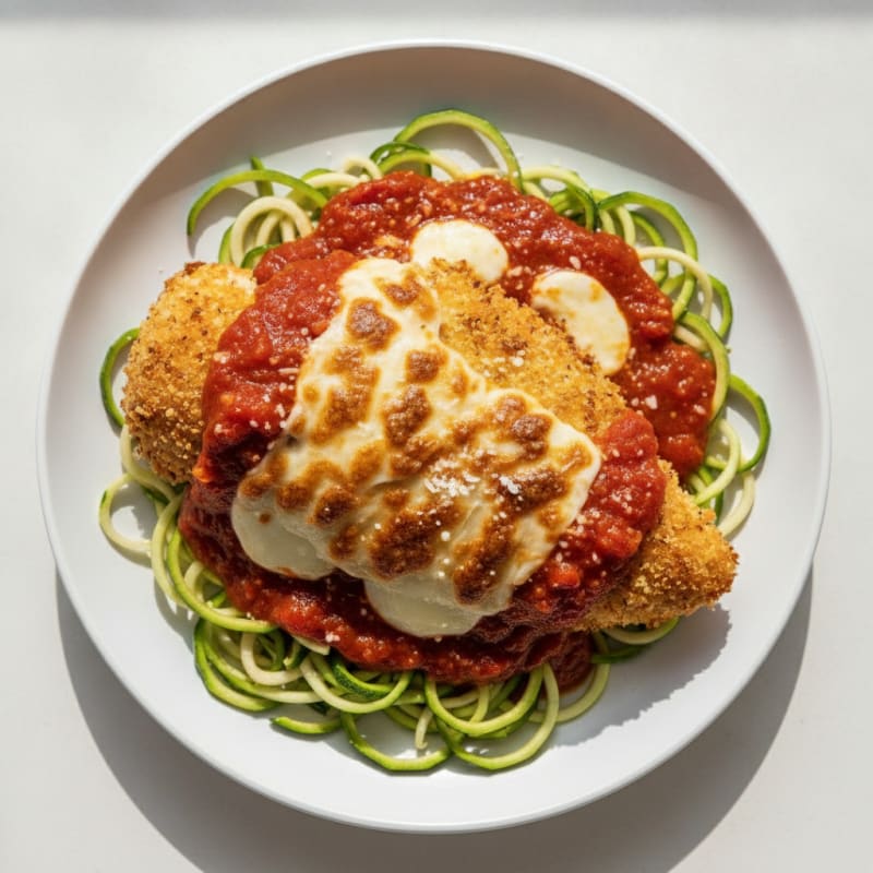 Crispy Chicken Parmesan with Marinara Sauce