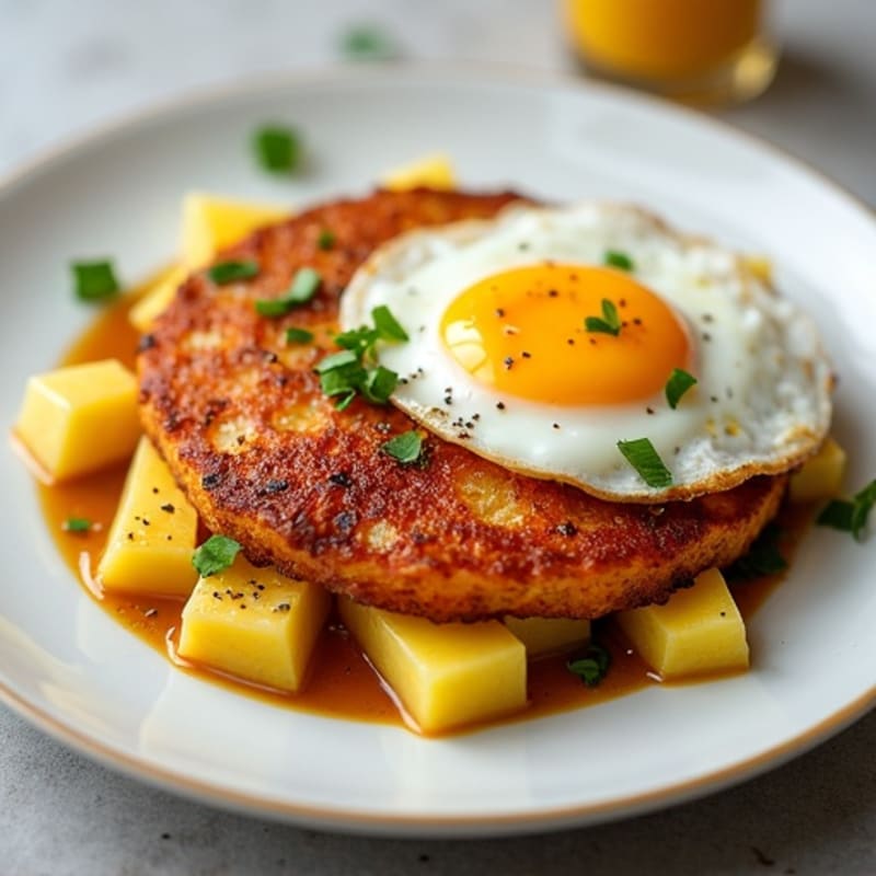 Crispy Pan-Seared Spam with Caramelized Pineapple