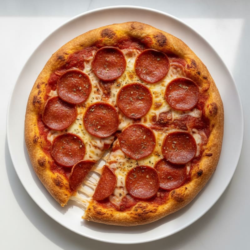 Stuffed Crust Pepperoni Pizza