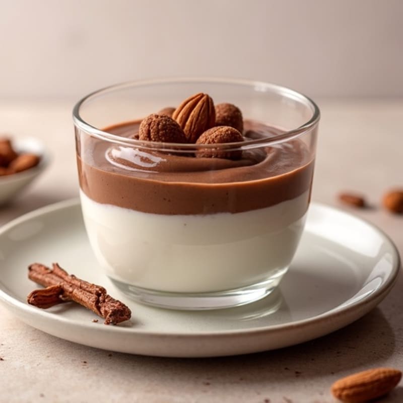 Silky Chocolate Protein Pudding with Greek Yogurt