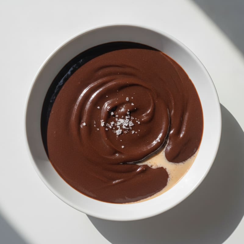 Silky Chocolate Pudding with Almond Milk
