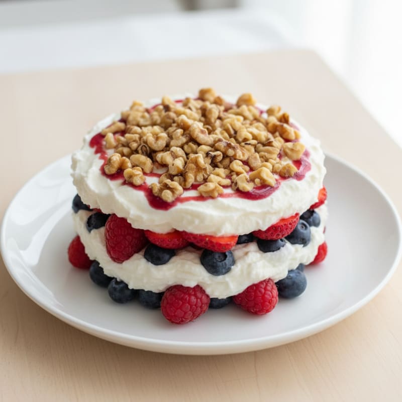 Creamy Greek Yogurt Protein Parfait with Berries
