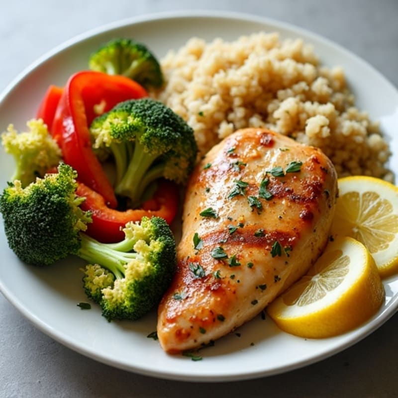 Sheet Pan Lemon Herb Chicken with Roasted Vegetables