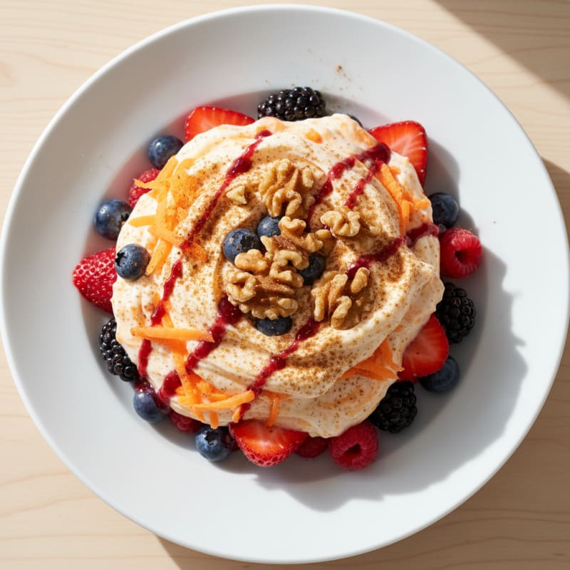 Creamy Greek Yogurt Protein Parfait with Berries