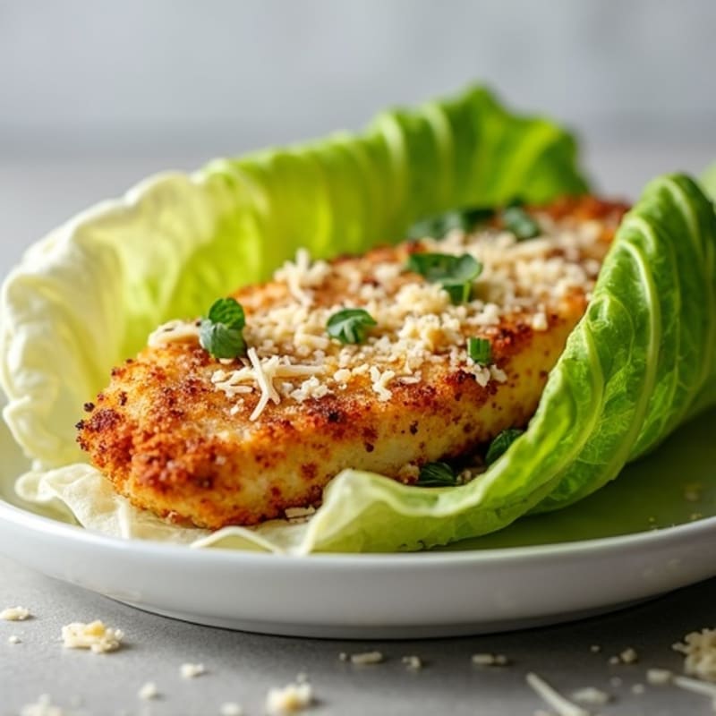 Crispy Chicken Caesar Lettuce Wrap