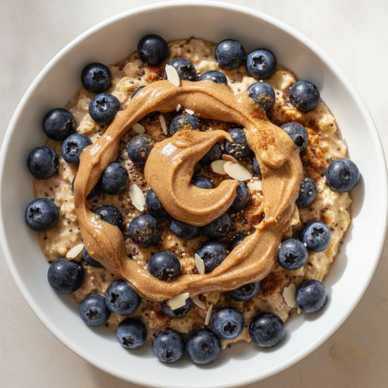 Berry-Almond Overnight Oats