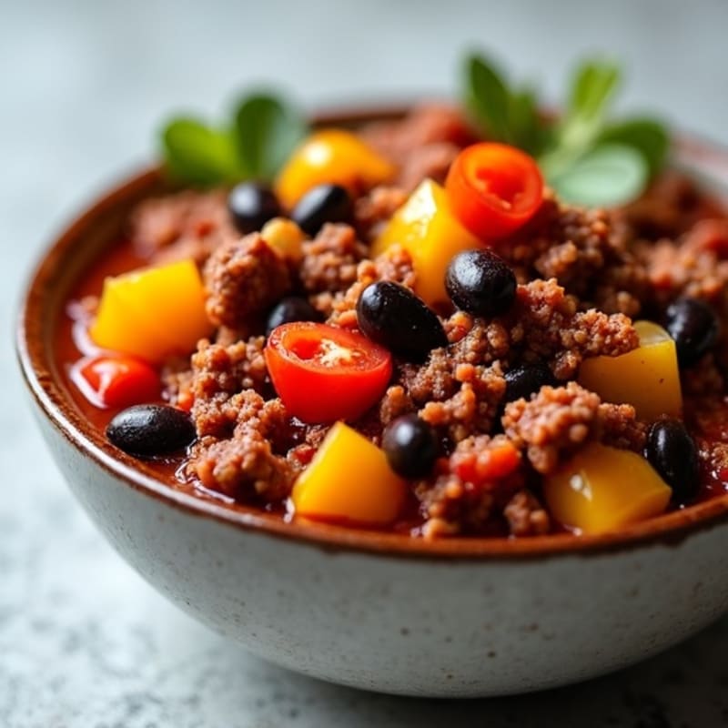 Hearty Lean Beef and Bean Chili