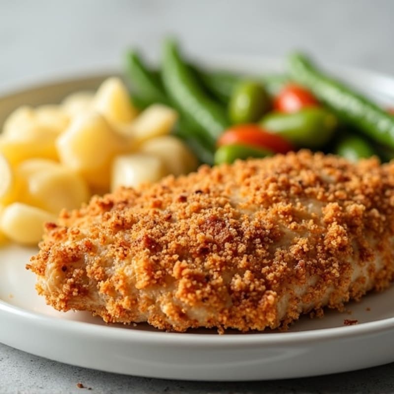 Crispy Oven-Baked Almond Crusted Chicken