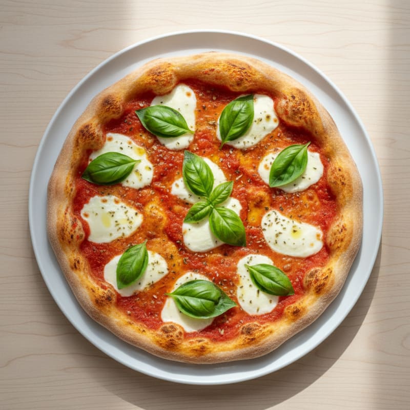 Classic Margherita Pizza with Fresh Basil