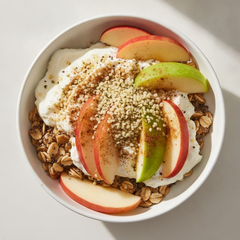 Skyr Bowl with Apple Chia Oats