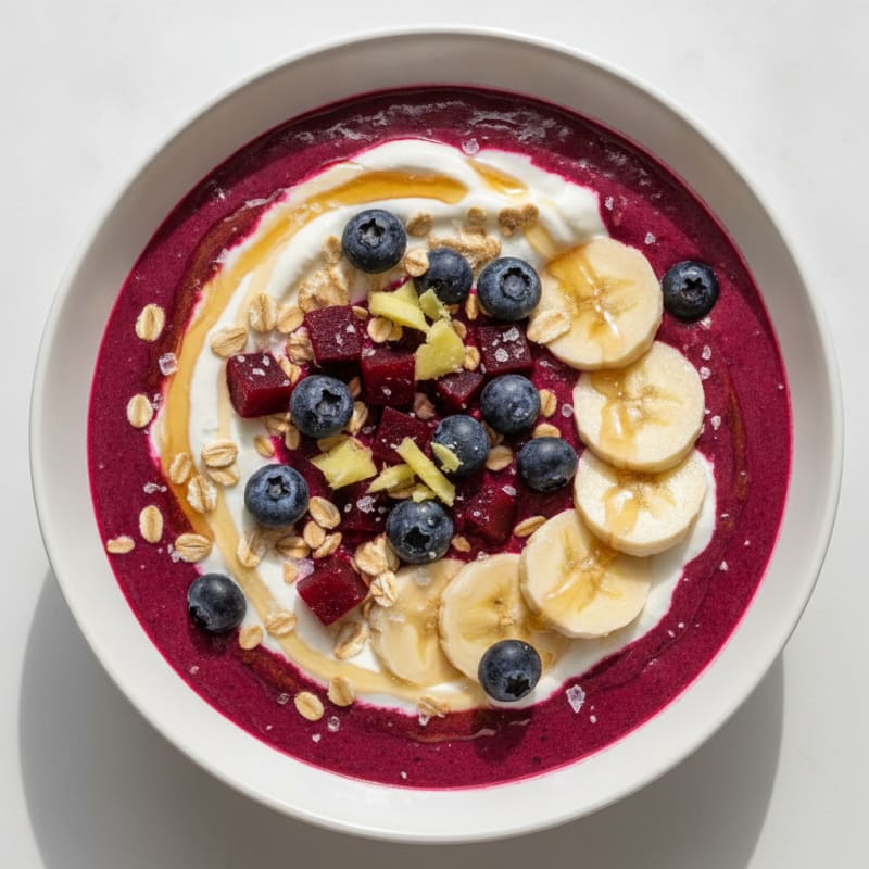 Savory-Edge Berry and Beet Power Smoothie