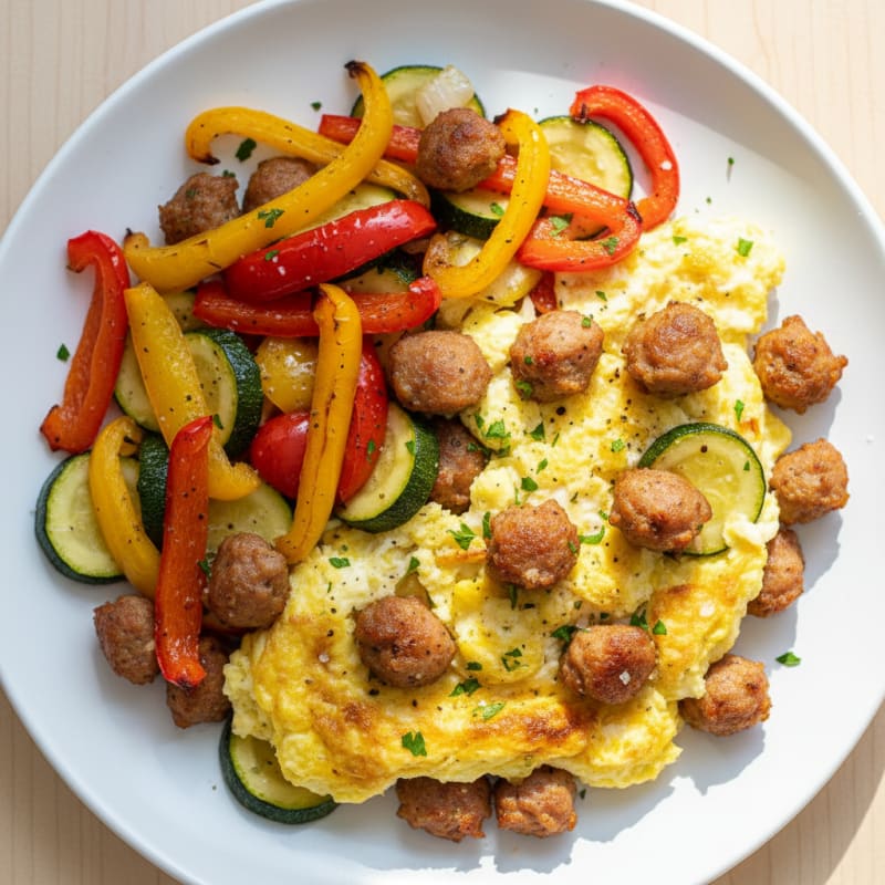 Sheet Pan Eggs and Roasted Vegetables