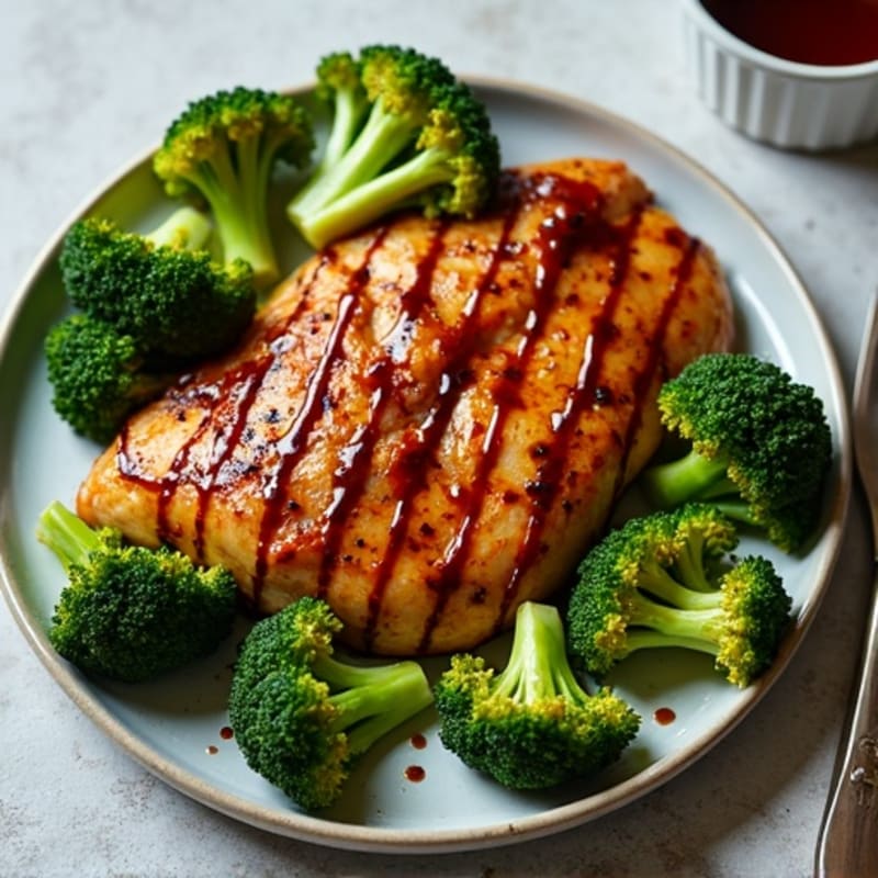 Sheet Pan Teriyaki Chicken with Roasted Broccoli