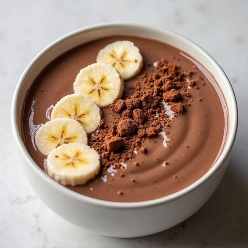 Creamy Chocolate Protein Smoothie Bowl