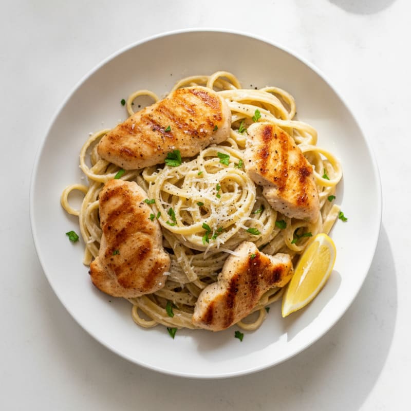 Chicken Alfredo Fettuccine Pasta