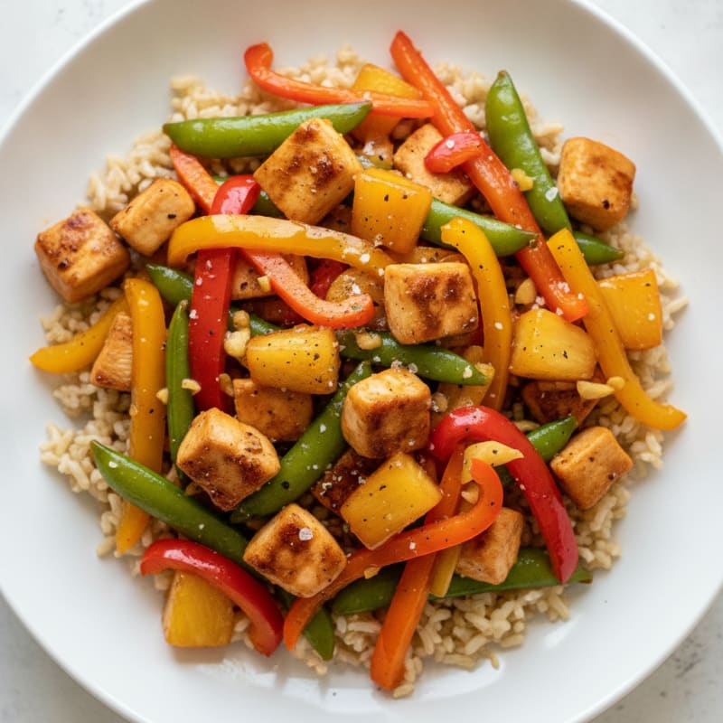 Sweet and Sour Chicken Stir-Fry