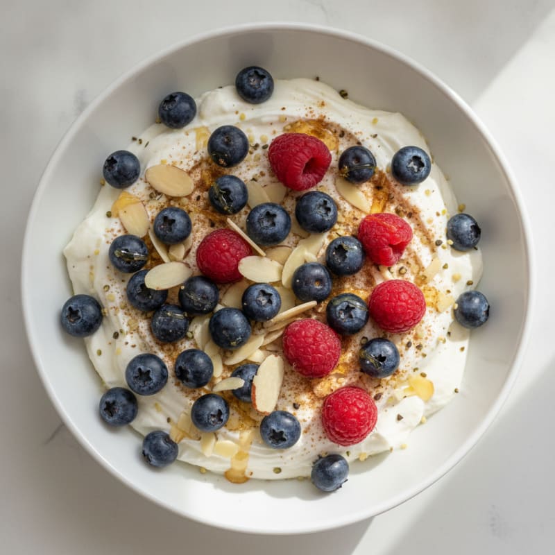 Greek Yogurt Power Bowl with Berries
